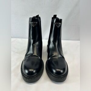 Prada
Brushed Leather Booties